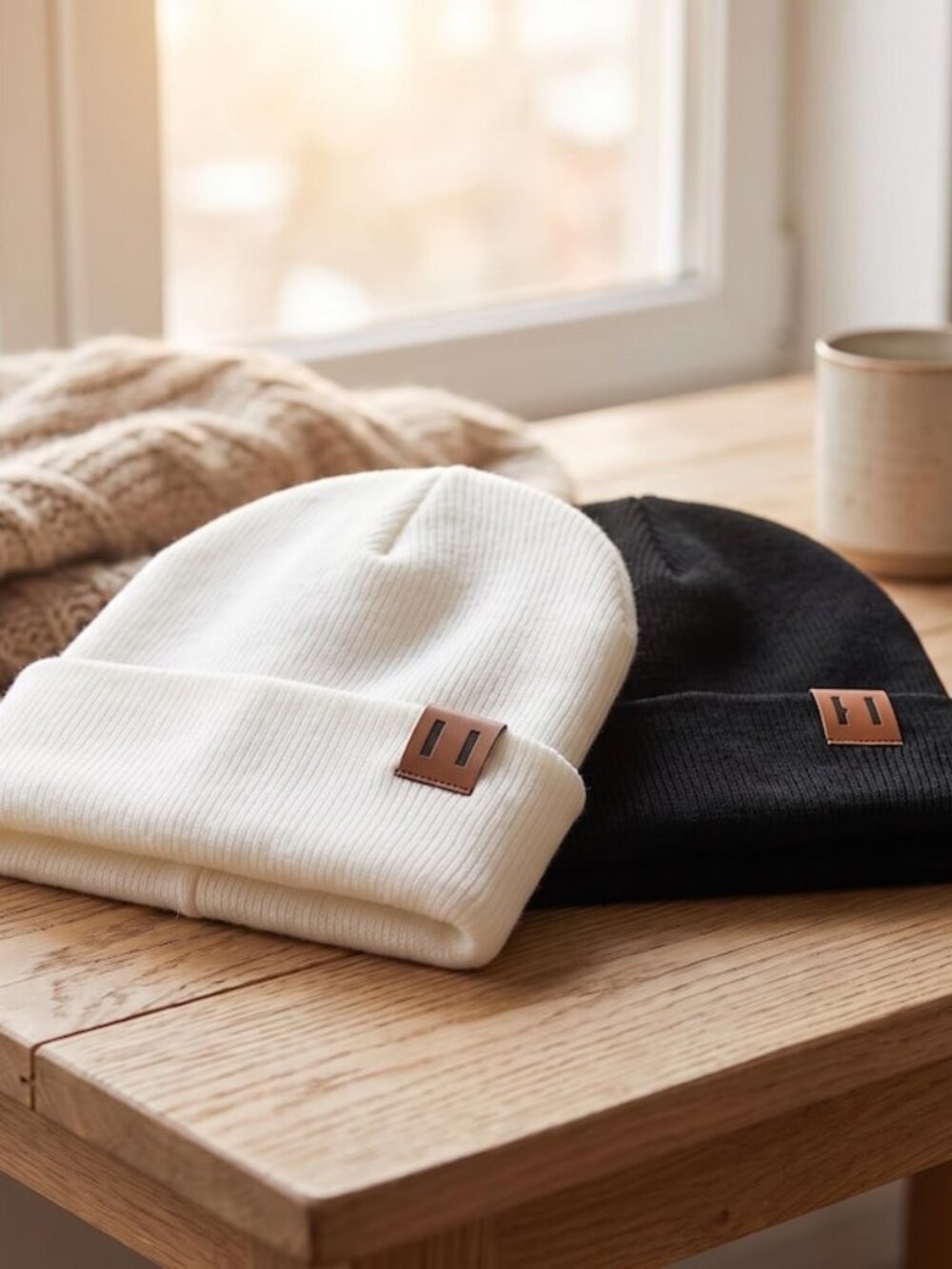 Kids Winter Tam Beanie - Soft Warm Knit Hat